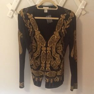 Boston Proper cardigan long sleeves rayon/angora